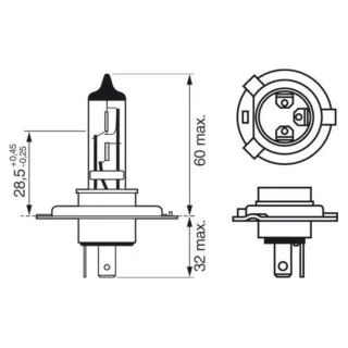 SIJAL 24/ H4 24V 1987302441 ( ) BOSCH 