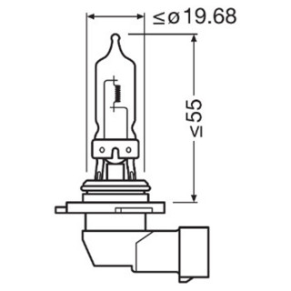 SIJAL PAR 12/ HB3 9005CBN-HCB 60W P20d 5000K 2BOX OSRAM 