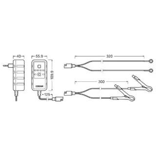 PUNJAC AKUM OEBCS901 6/12V 1A OSRAM 