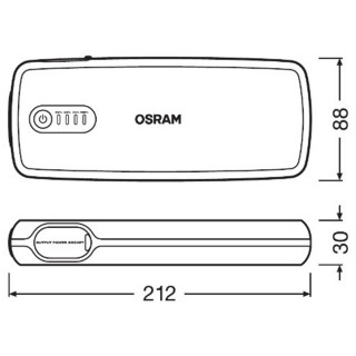 BOOSTER OBSL400 12V 400/800A OSRAM 