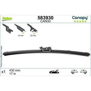 MET 583930 FLAT CAN30 CANOPY VALEO 