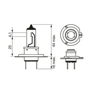SIJ 12V H7 PAR 1987301436 ( ) PLUS 200 GIGALIGHT DBL BOSCH 