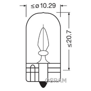 SIJAL 12/ 02W 2820 ( 12/03W 2821 ) 2W W2,1x9,5D OSRAM 