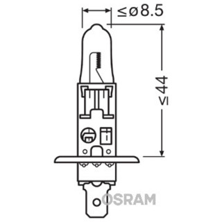 SIJAL 12/ H1 64150 55W P14,5S OSRAM 