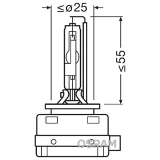 SIJAL XENON / D1R 66150 35W PK32D-3 OSRAM 