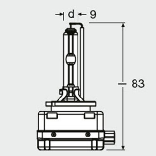 SIJAL XENON / D3S 66340 35W PK32D-5 OSRAM 