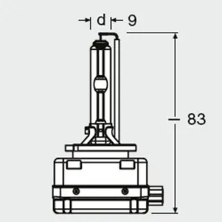 SIJAL XENON / D3S 66340 35W PK32D-5 OSRAM 