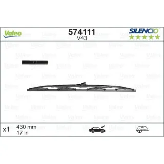 METL V43 574111 ( 116107 ) VALEO 430 MM 