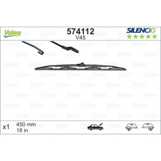 METL V45 574112 ( 116123 116128 ) VALEO 450 MM 