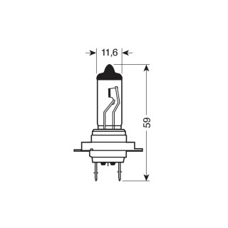 SIJ 12V H7 55W KUT 58052 ( 48328 32009 ) LAMPA 