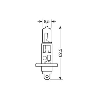 SIJ 58180 12V H1 BLUE XENON 55W PAR LAMPA 