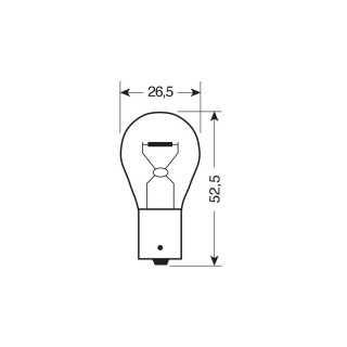 SIJ 58064 12/21W BA15S HROM BELO 2KOM 