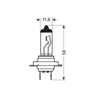 SIJ 12VH7 55W 58196 PAR BLU-XENON 