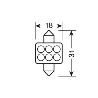 SIJ LED 58424 12V SULF LED PAR 