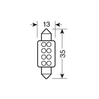 SIJ LED 58434 12V SULF PAR 
