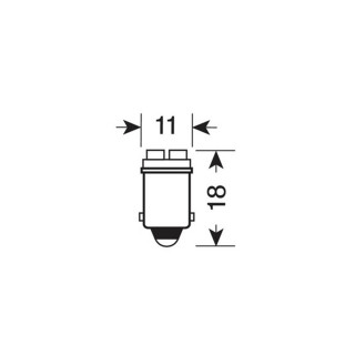 SIJ LED 58477 12V/4W HYPER WHITE LED PAR 