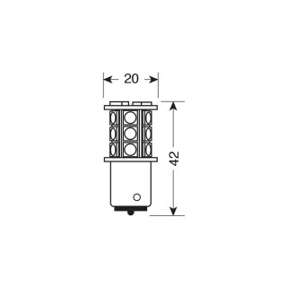 SIJ LED 57934 12V 21W HYPER LED 