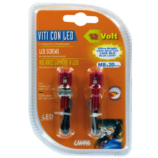 SIJALICA LED 90178 SA ZAVRTNJEM CRVENA LAPMA 