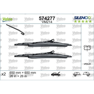 METL VM214 574277 (116352) S650/650 VALEO SILENCIO 