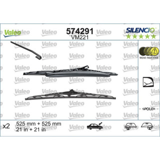 METL VM221 574291 S525/525 VALEO SILENCIO 