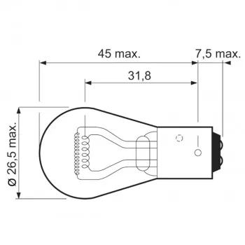 SIJALICA 32105 ( P21/4W ) VALEO 