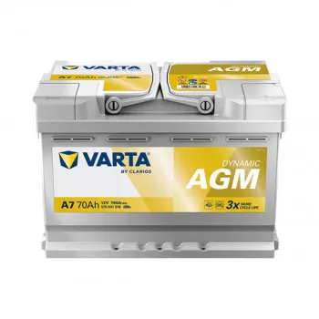 AKUM VARTA AGM XEV START STOP 12V70AH D+ A7 ( E39 EK700 ) 