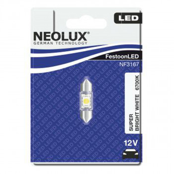 SIJAL LED 12/ NF3167-01B 0,5W 31MM SV8.5-8 6700K BLI1 NEOLUX 