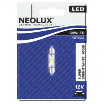 SIJAL LED 12/ NF3667-01B 0,5W 36MM SV8.5-8 6700K BLI1 NEOLUX 