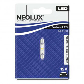 SIJAL LED 12/ NF4160-01B ( NF6441CW-02B ) 0,5W 41MM SV8.5-8 6000K BLI1 NEOLUX 