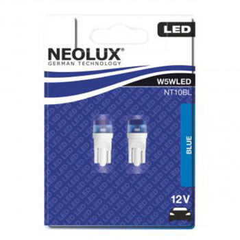 SIJAL PAR LED 12/ W5W NT10YL-02B 0.5W W2.1X9.5D ZUTA BLI2 NEOLUX 