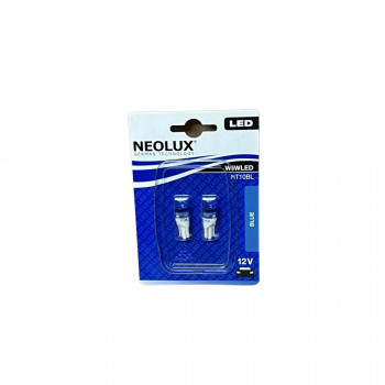 SIJAL PAR LED 12/ W5W NT10BL-02B 0.5W W2.1X9.5D PLAVA BLI2 NEOLUX 