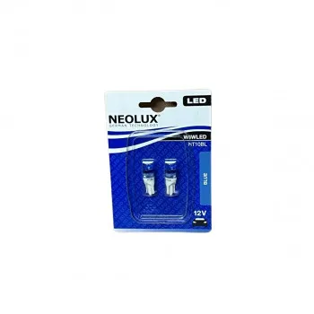 SIJAL PAR LED 12/ W5W NT10BL-02B 0.5W W2.1X9.5D PLAVA BLI2 NEOLUX 