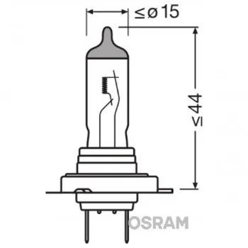 SIJAL 12/ H7 62261SBP 80W PX26D 10X10X1 OSRAM 
