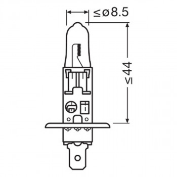 SIJAL PAR 24/ H1 64155TSP-HCB 70W P14.5S 2BOX OSRAM 
