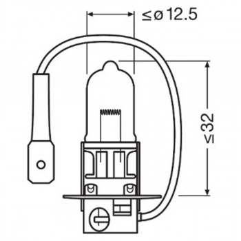 SIJAL 24/ H3 64156TSP 70W PK22S FS1 OSRAM 