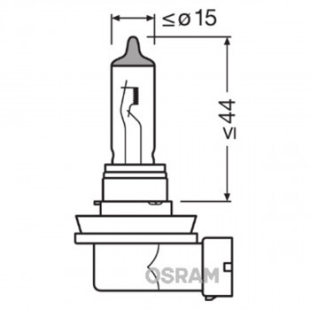 SIJAL 12/ H11 64211SV2 55W PGJ19-2 FS1 OSRAM 