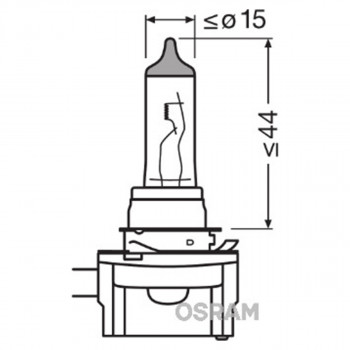 SIJAL 12/ H8B 64242 35W PGJY19-1 FS1 OSRAM 