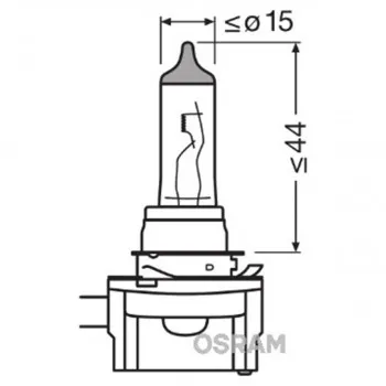 SIJAL 12/ H8B 64242 35W PGJY19-1 FS1 OSRAM 