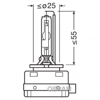 SIJAL XENON / D3R 66350 35W PK32D-6 4X1 FS1 OSRAM 