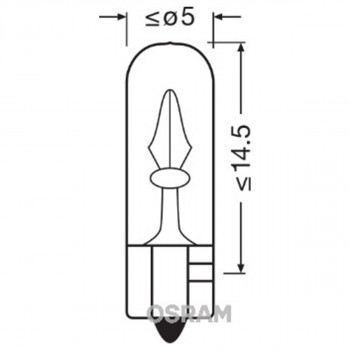 SIJAL PAR 12/ 2721-02B 1.2W W2X4.6D BLI2 OSRAM 