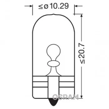 SIJAL 12/ W6W 2886X 6W W2,1x9.5d UNV1 OSRAM 