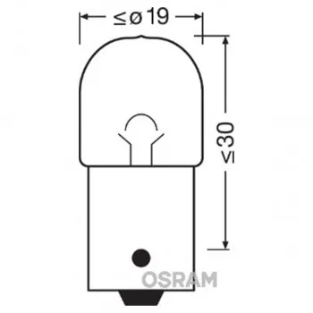 SIJAL PAR 12/ R5W 5007-02B 5W BA15S BLI2 OSRAM 