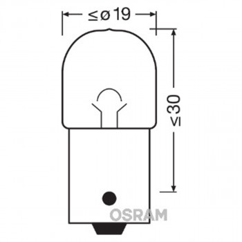 SIJAL PAR 12/ R5W 5007ULT-02B 5W BA15S BLI2 OSRAM 