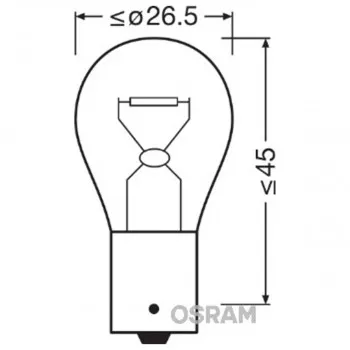 SIJAL PAR 12/ P21W 7506-02B 21W BA15S BLI2 OSRAM 