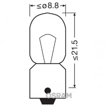 SIJAL 12/ 3860 5W BA9S UNV1 OSRAM 