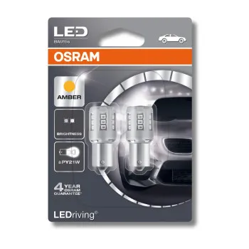 SIJAL PAR LED 12/ P21W 7456YE-02B 2W BA15S ZUTA OSRAM 