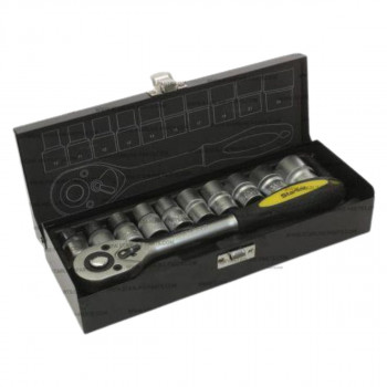 SET NASADNIH KLJUCEVA 1/2“ NRJJMT11 SA RUCICOM (11 DELOVA U METALNOJ KUTIJI) - STARLINE 
