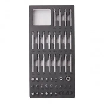 SET - MODUL BITOVA OS6000 KRATKI-DUGI 10 MM (IMBUS,PZ,TORX,XZN) 43 DELA CLAS 