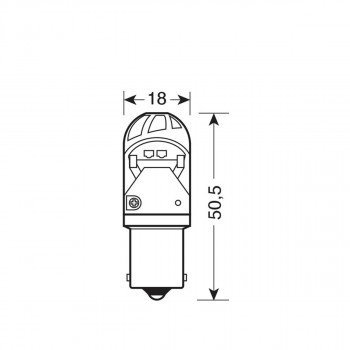 SIJ LED HP4 10-28V 21W 57892 MEGA LED ZUTA LAMPA 