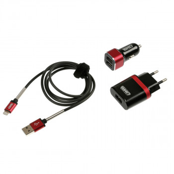 UNIVERZALNI KIT ( APPLE 8 PIN/MICRO USB ) 38845 12/24+230V 